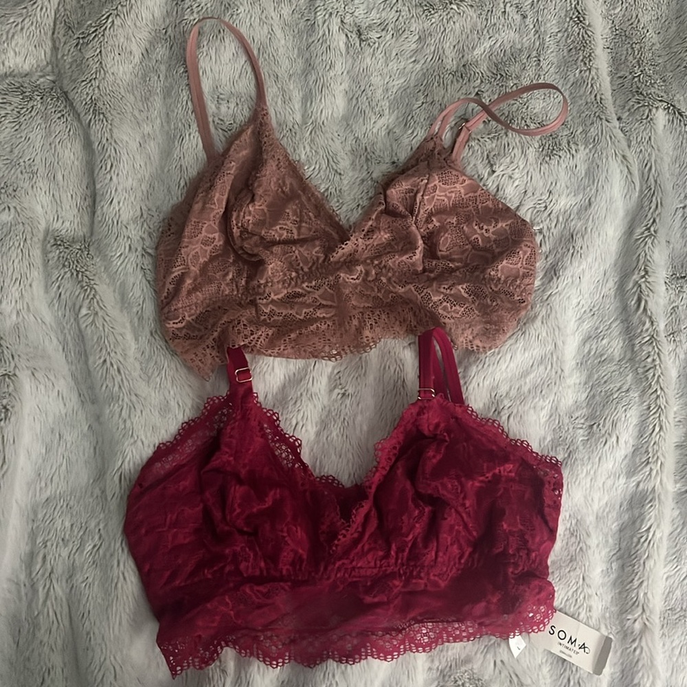 NWT Embraceable Lace Bralette bundle